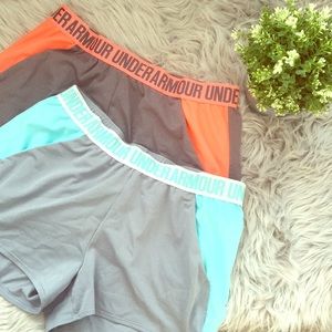underarmour workout shorts!! $10 each, 2 for $15!